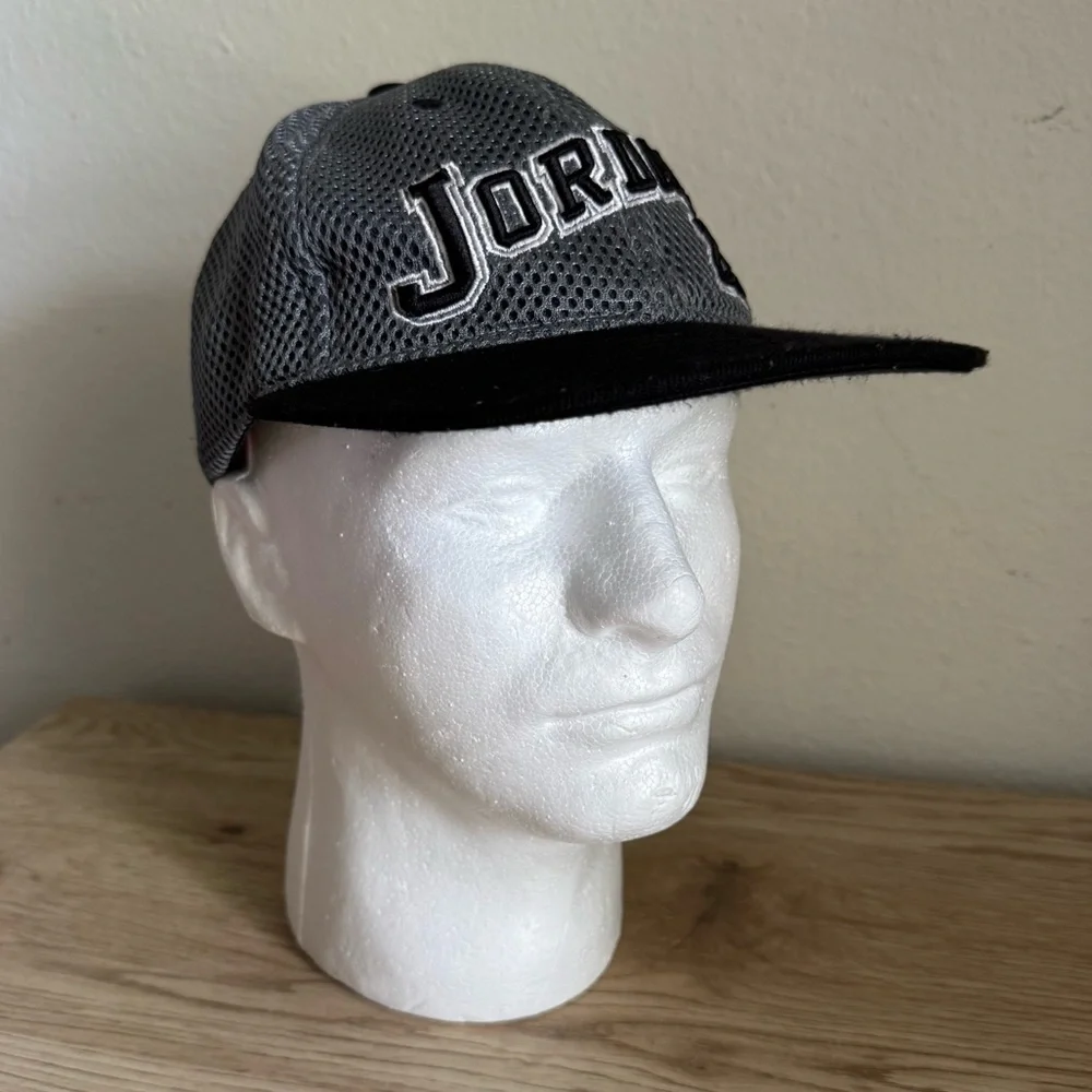 Nike‎ Air Jordan 23 Cool Gray Jersey Mesh Flat Bill Youth Hat Baseball Cap